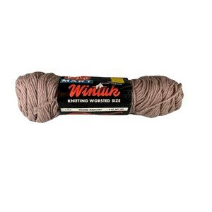 1skein 4 oz. Wintuk Worsted Beige
